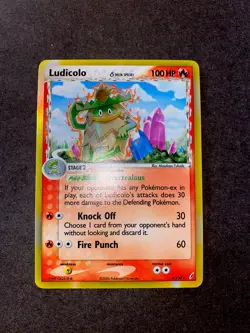 Pokemon Ludicolo Holo 6/100 Ex Crystal Guardians Delta Species No Psa - Image 2