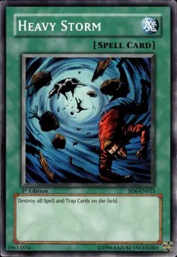 Heavy Storm - 1st Edition SD6-EN023 - LP - YuGiOh - Image 1