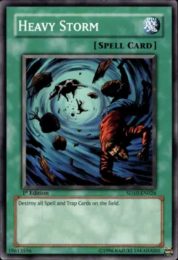Heavy Storm - 1st Edition SD10-EN026 - LP - YuGiOh - Image 1
