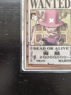 One Piece TCG Vintage WANTED Pirate Chopper Tournament Price License Promo - Image 2