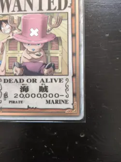One Piece TCG Vintage WANTED Pirate Chopper Tournament Price License Promo - Image 3