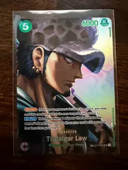 ONE PIECE TCG Trafalgar Law (SP) OP01-047 Kingdoms of Intrigue Foil - Image 1