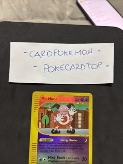 Pokemon Card Mr Mime 95a/147 -Aquapolis -eng-Holo Reverse-Nm/mint! - Image 2