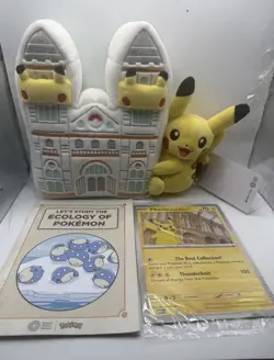 Pokemon x Natural History Museum Exclusive Promo, Plush And Ecology Book Bundle - Image 1