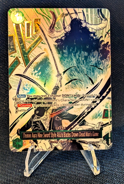 OP12-037 Demon Aura Dead Man's Game (Manga Event) ONE PIECE Card TCG English - Image 1