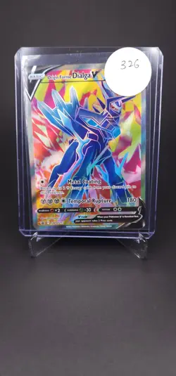 Pokemon Card Origin Forme Dialga V SWSH255 Black Star Promo Full Art Mint - Image 3