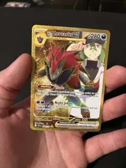 Pokemon TCG Journey Together N's Zoroark EX Holo Ultra Rare Card 189/159 - Image 2