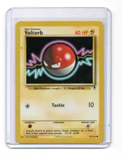 Pokemon TCG Voltorb Base Set 67/102 Regular Unlimited Common Card - Image 1