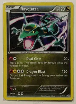 Rayquaza Holo - Pokemon XY Black Star Promo XY141 NM-M Legendary Pokemon Card LP - Image 2