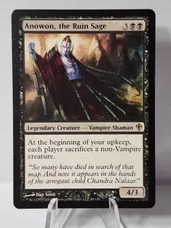 x1 Anowon, the Ruin Sage (49/145) Worldwake LP MTG Magic The Gathering - Image 1