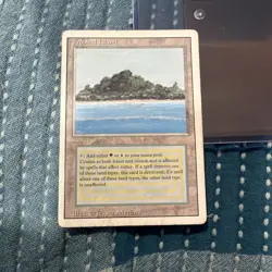 Heavy Play HP Tropical Island Revised Mtg Magic the Gathering - Image 1