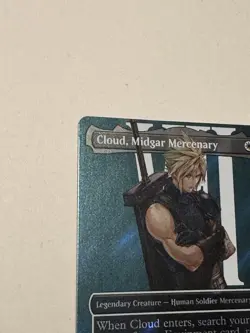 Cloud, Midgar Mercenary (Borderless) (Surge Foil) Final Fantasy Foil - Image 2