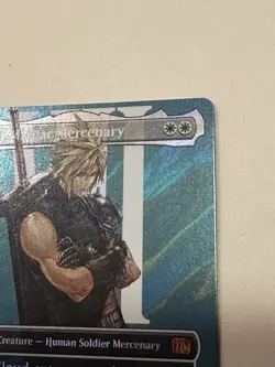 Cloud, Midgar Mercenary (Borderless) (Surge Foil) Final Fantasy Foil - Image 3