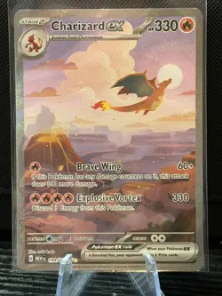 Pokemon TCG Charizard EX Scarlet & Violet:151 Special Illustration Rare 199/165 - Image 1