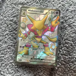FROM UK Pokemon TCG Alakazam ex S&V: Paldean Fates 215/091 Holo Shiny Ultra Rare - Image 1