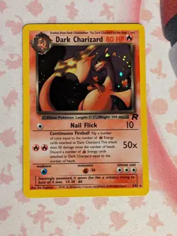 Pokemon Dark Charizard 4/82 Team Rocket Holo Near Mint - Image 1