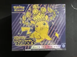 Pokemon TCG Scarlet and Violet Surging Sparks Elite Trainer Box ETB New/Sealed - Image 1