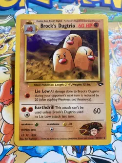 Brock's Dugtrio 22/132 Rare Gym Challenge Pokemon TCG - Image 1