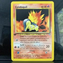 2000 Pokemon Neo Genesis - 1st Edition - Cyndaquil 56/111 - Ungraded - Image 1