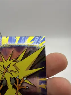 L2000 Topps Pokemon Series 3 HOLO Foil #145 Zapdos TV Animation Blue Label LP - Image 5