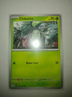 Chikorita 008 + Bayleef 009 + Meganium 010/132 - Pokemon TCG: Mega Evolution NM - Image 2