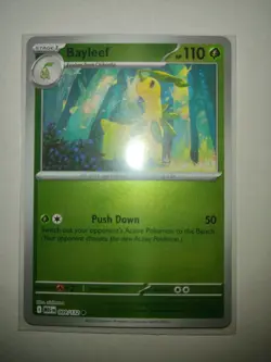 Chikorita 008 + Bayleef 009 + Meganium 010/132 - Pokemon TCG: Mega Evolution NM - Image 4