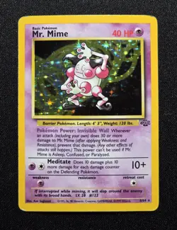 [HP] Mr. Mime 6/64 Jungle Set Holo Rare Vintage Pokemon - Image 1