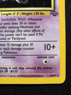 [HP] Mr. Mime 6/64 Jungle Set Holo Rare Vintage Pokemon - Image 4