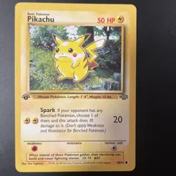 Pokemon Pikachu 60/64 Jungle 1995 1st Edition LP - Image 1