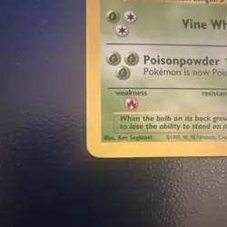 Pokemon TCG Ivysaur Base Set 30/102 Regular 1999 60 HP Uncommon Wizards - Image 5