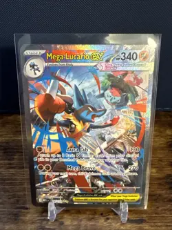 2025 Pokemon Mega Evolution MEG EN Lucario ex Special Illustration Rare #179/132 - Image 1