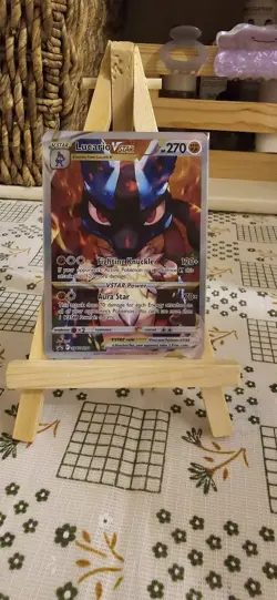 Pokemon TCG Lucario VSTAR Holo SWSH291 Black Star Promo Crown Zenith NM - Image 1