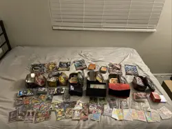 Huge Pokemon Haul Cards/Sleeves/Holders/Boxes/Tins/Game Supplies (Lots Of Rares) - Image 1