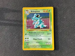 Nidoqueen LP 07/64 Jungle Holo Rare Pokemon Card Vintage 1999 WOTC - Image 2