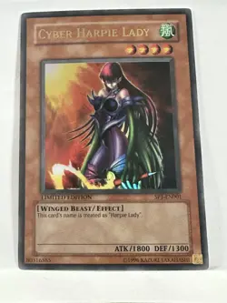 Cyber Harpie Lady SP1-EN001 Sneak Peek Participation Cards: Series 1 Limited... - Image 1