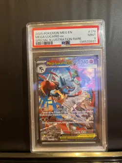 Pokemon Mega Evolutions TCG Mega Lucario EX Card 179/132 - Image 1