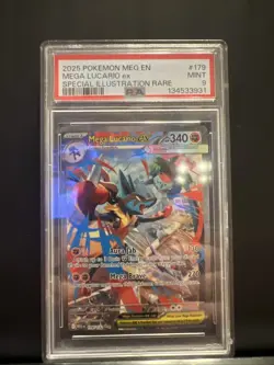 Pokemon Mega Evolutions TCG Mega Lucario EX Card 179/132 - Image 2