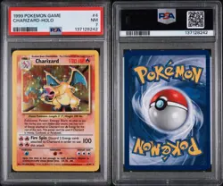 Pokemon Base Set Charizard Holo Card 4/102 1999 PSA 7 NM Authentic Graded - Image 5