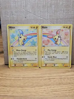 Plusle and Minun Hidden Legends 69/101 67/101 Pokemon Card Connected Art - Image 1