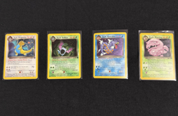 Pokemon WOTC Lot Of 4 Holographic Rare Team Rocket Unlimited Cards HP - Image 1