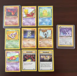 Pokemon Team Rocket German 1st Edition Lot (10 Cards) | LP+/LP | Dark Dragonair - Image 1