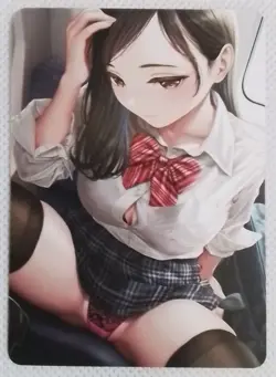 JK Cute Girl Goddess Story ACG Anime Waifu Double-Sided Trading Card - Image 1