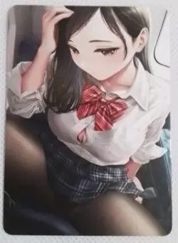 JK Cute Girl Goddess Story ACG Anime Waifu Double-Sided Trading Card - Image 2