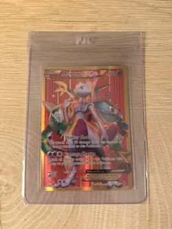 Pokemon Mewtwo EX Full Art Holo Card 164/162 SecretRare XY Breakthrough - Image 1