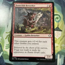 Boneclub Berserker - 0126 - Lorwyn Eclipsed ECL - MTG - NP - Image 1