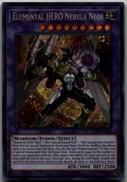 Elemental HERO Nebula Neos Secret Rare 2018 Mega-Tins CT15-EN001 LP - Image 1