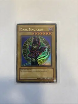 Dark Magician LOB-005 Unlimited Edition Ultra Rare MP Yu-Gi-Oh! - Image 1