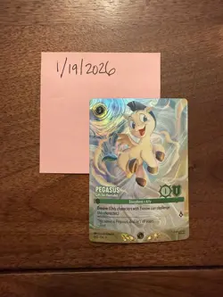 Disney Lorcana Challenge Promo Pegasus Gift for Hercules Foil, 1/C2, EN 9 - Image 1