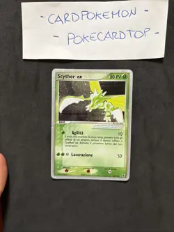 Pokemon Card Scyther ex 102/109-EX Ruby & Sapphire -ita-Holo-Good! - Image 1