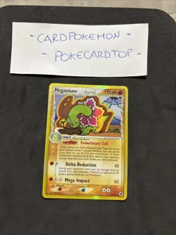 Pokemon Card Meganium 4/101 - Ex Dragon Frontiers -holo-Eng-Nm! - Image 1